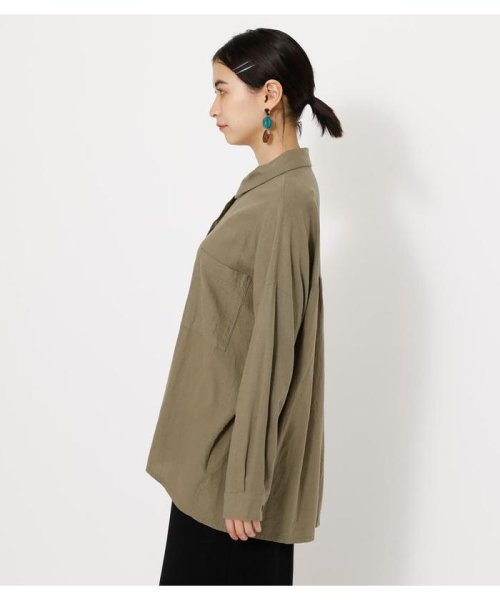 AZUL by moussy(アズールバイマウジー)/BACK TAIL LOOSE SHIRTS/img44