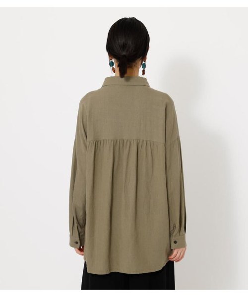 AZUL by moussy(アズールバイマウジー)/BACK TAIL LOOSE SHIRTS/img45