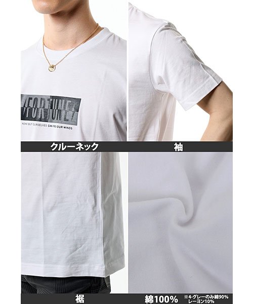 TopIsm(トップイズム)/プリントロゴクルーネック半袖TシャツM～3Lサイズ/img16