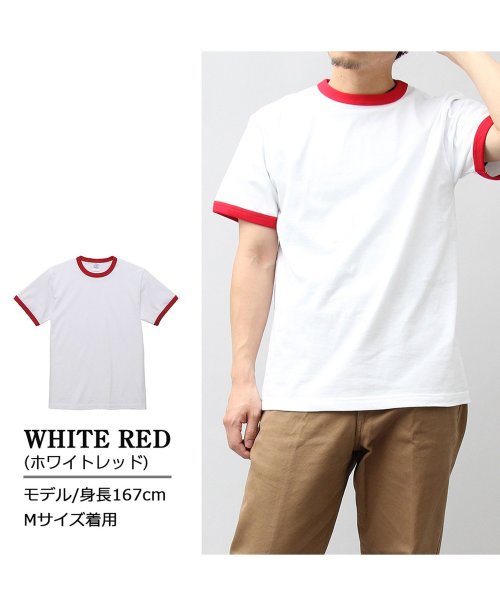 AMS SELECT(エーエムエスセレクト)/【United Athle/ユナイテッドアスレ】5.6オンスバインダーネックリンガーTシャツ/トリムTシャツ/img03