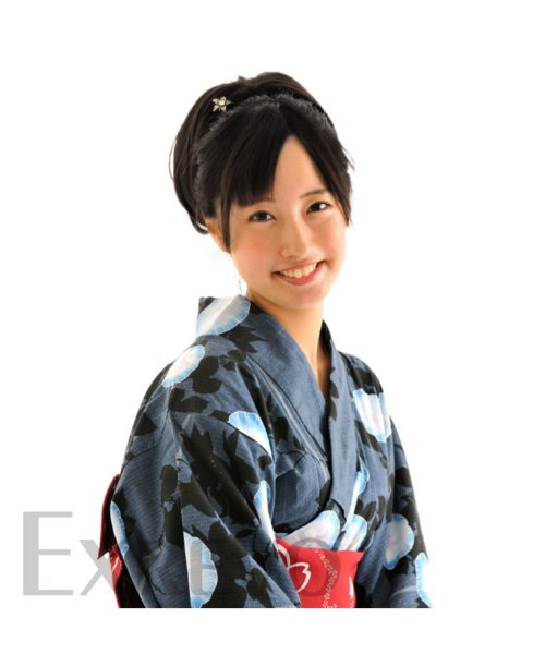 ウィッグ ポニーテール お団子にかぶせるだけ 簡単ウィッグ 和装 つけ毛 お団子 着物 髪型 姫盛 ウィッグ ワンカール シニヨン 和装 ウィック つけ エクレボ Exrevo Magaseek