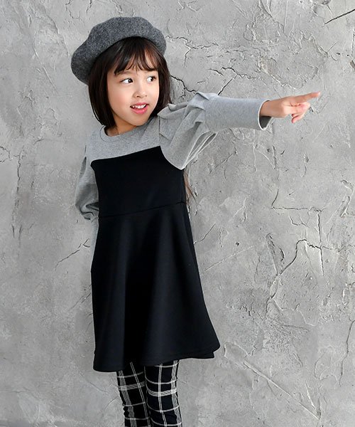セール バイカラー長袖ワンピース 子供服bee 子供服bee Magaseek セール バイカラー長袖ワンピース 子供服bee 子供服bee Magaseek