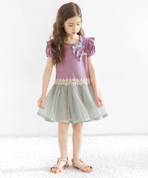 セール 胸リボン切替えチュールワンピース 子供服bee 子供服bee Magaseek セール 胸リボン切替えチュールワンピース 子供服bee 子供服bee Magaseek