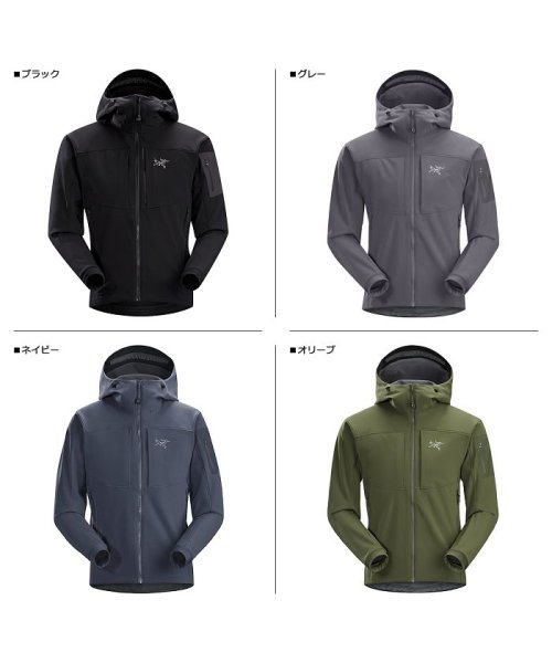 ARC'TERYX(アークテリクス)/ARCTERYX アークテリクス ジャケット ガンマ メンズ GAMMA MX HOODY ブラック ネイビー オリーブ 黒 19274/img01