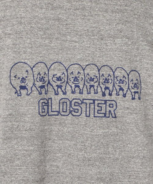 GLOSTER(GLOSTER)/【LOOP WHEEL】吊り編みプリントTシャツ/img07