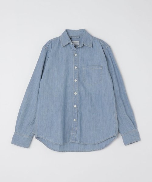 SHIPS MEN(シップス　メン)/GROWN&SEWN: Dean Shirt － Indigo Chambray/img03