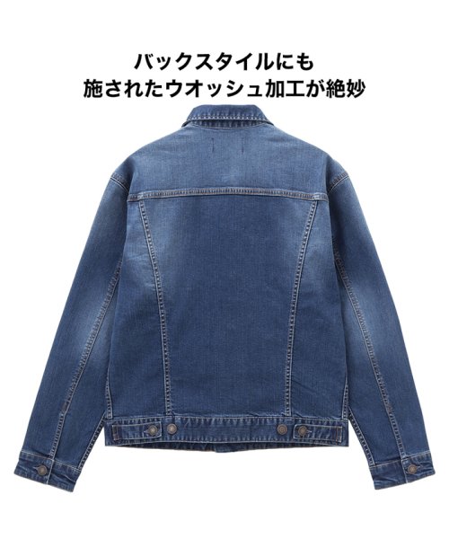 MAC HOUSE(men)(マックハウス（メンズ）)/Navy ネイビー デニムGジャン NJT－S－M002/img10