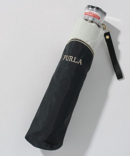 FURLA(フルラ)/FURLA 晴雨兼用折りたたみ傘 "切継ぎ 刺繍”/img02
