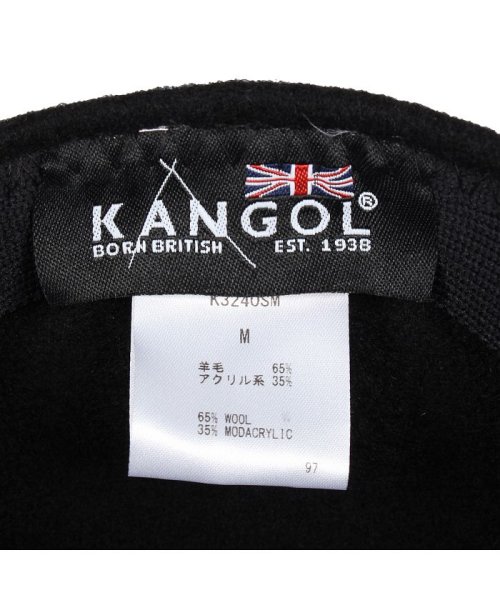 KANGOL(KANGOL)/カンゴール KANGOL ハンチング 帽子 メンズ レディース SMU WOOL GALAXY ブラック ワイン レッド 黒 198－169502/img05