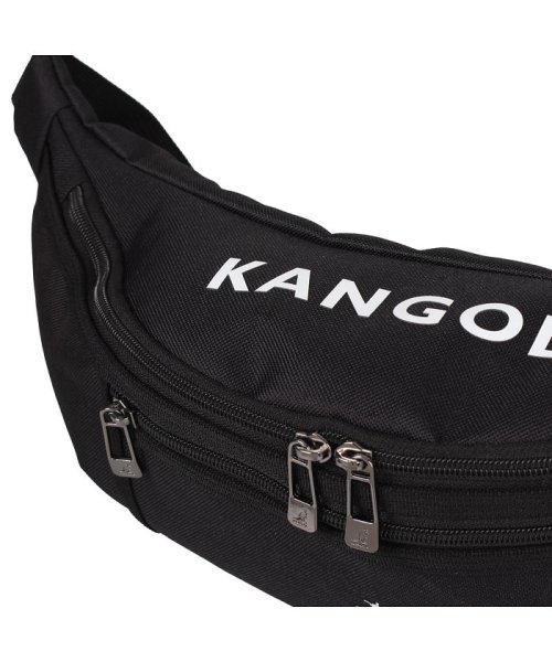 KANGOL(KANGOL)/カンゴール KANGOL バッグ ウエストバッグ ボディバッグ メンズ レディース LOGO WAIST BAG ブラック グレー 黒 KGSA－BG00070/img03