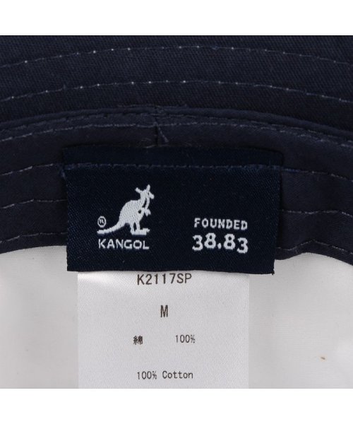 KANGOL(KANGOL)/カンゴール KANGOL ハット キャップ 帽子 バケットハット メンズ レディース COTTON BUCKET ブラック ホワイト 黒 白 100169222/img06