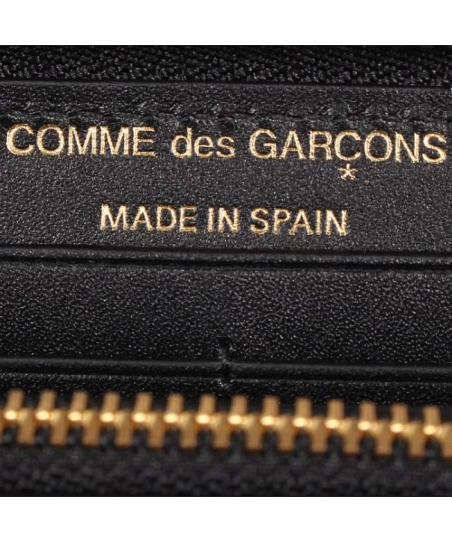 COMME des GARCONS(コムデギャルソン)/コムデギャルソン COMME des GARCONS 財布 長財布 メンズ レディース ラウンドファスナー 本革 CLASSIC WALLET ブラック 黒 S/img01