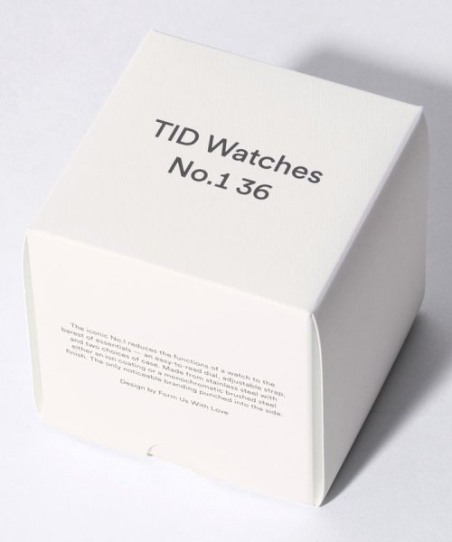 TID Watches(ティッドウォッチ)/【TID Watches】時計 No.1_36mm　WHITE / WALNUT/img05