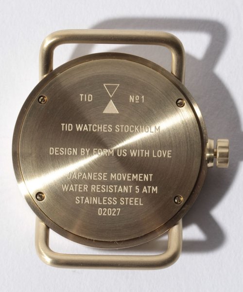 TID Watches(ティッドウォッチ)/【TID Watches】時計 No.1_40mm GOLD / WALNUT/img04
