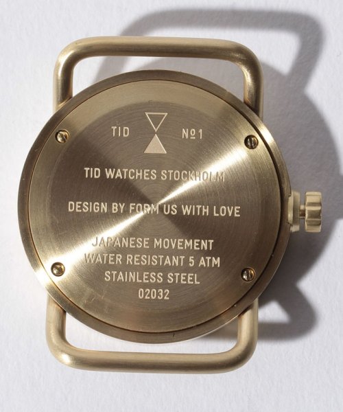 TID Watches(ティッドウォッチ)/【TID Watches】時計 No.1_36mm  GOLD / WALNUT/img04