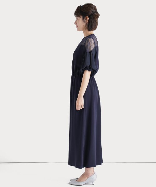 セール Radiate The Lifedress バルーンスリーブ レースドレス ラシュッド Lasud Magaseek