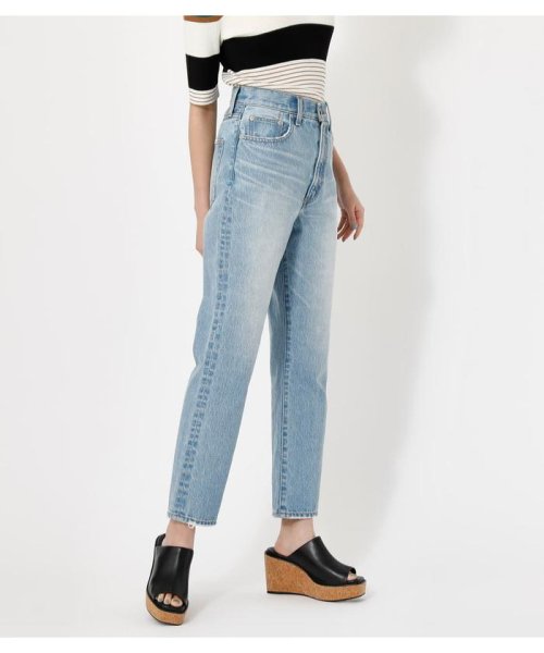 AZUL by moussy(アズールバイマウジー)/HIGH WAIST DENIM STRAIGHT/img01