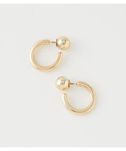 AZUL by moussy(アズールバイマウジー)/【VERY５月号掲載】BALL BACK METAL EARRINGS/img01