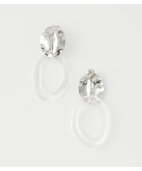 AZUL by moussy(アズールバイマウジー)/CLEAR ROUND EARRINGS/img06