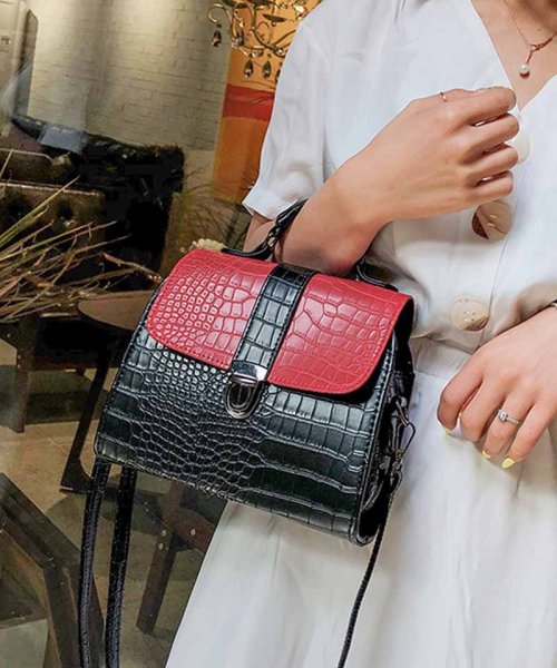 セール ショッピングゴー Shoppinggo ショルダーバッグ レディース 小さめ 3way トートバッグ ファスナー付き ミニバッグ レザー バッグ 斜めがけ Magaseek