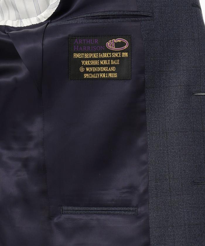 ARTHUR HARRISON】YNBグレナカートチェック スーツ / 背抜・(503141939