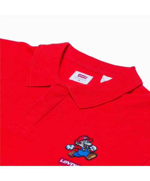 Levi's(リーバイス)/AUTHENTIC ロゴポロシャツ MARIO POLO RED/img04