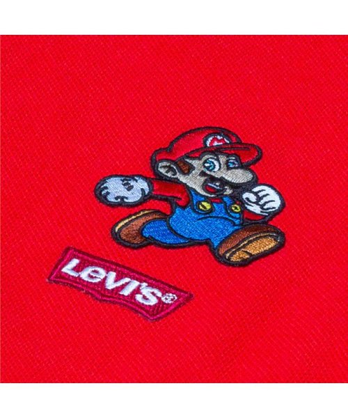 Levi's(リーバイス)/AUTHENTIC ロゴポロシャツ MARIO POLO RED/img05