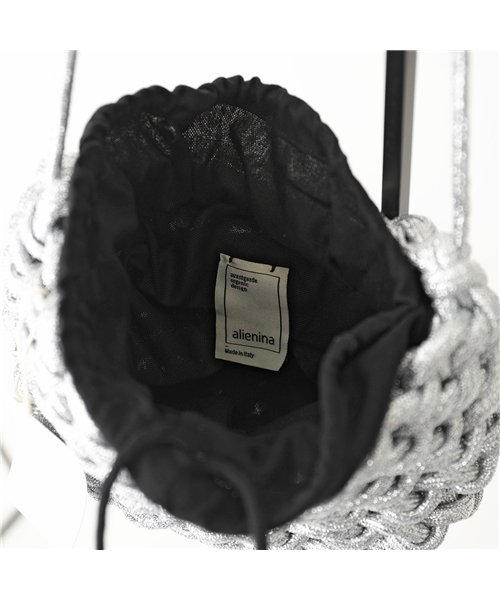alienina(アリエニーナ)/【alienina(アリエニーナ)】ANNE BAG T20ACB ロープバッグ 編み込み ハンドバッグ ショルダーバッグ 鞄 SILVER レディース/img04