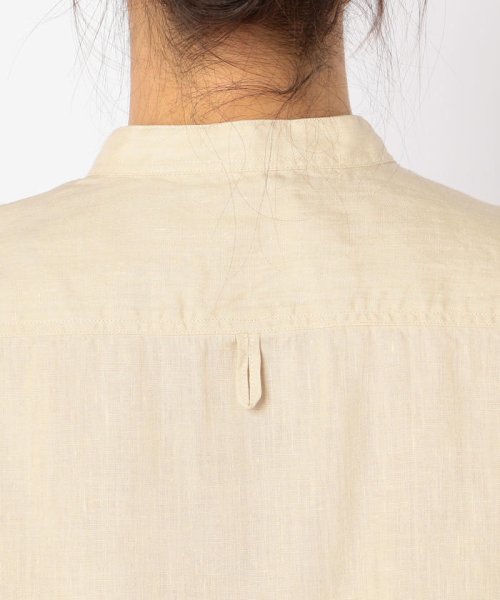 FREDY&GLOSTER(フレディアンドグロスター)/【DANTON/ダントン】LINEN SHIRTS ロングスリーブバンドカラーシャツ #JD－3606KLS/img08