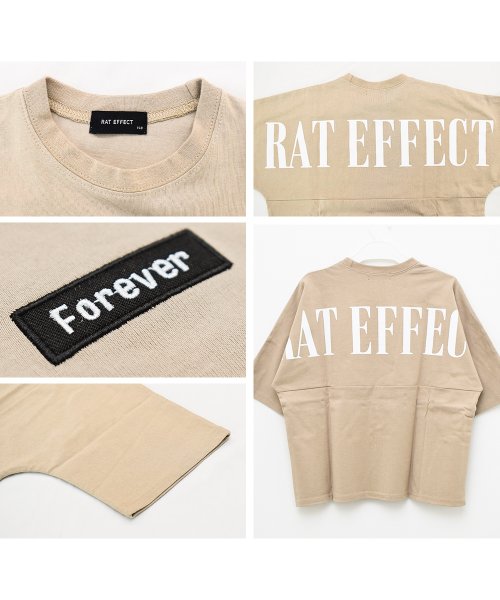 RAT EFFECT(ラット エフェクト)/バックプリントビッグドルマンTシャツ/img01