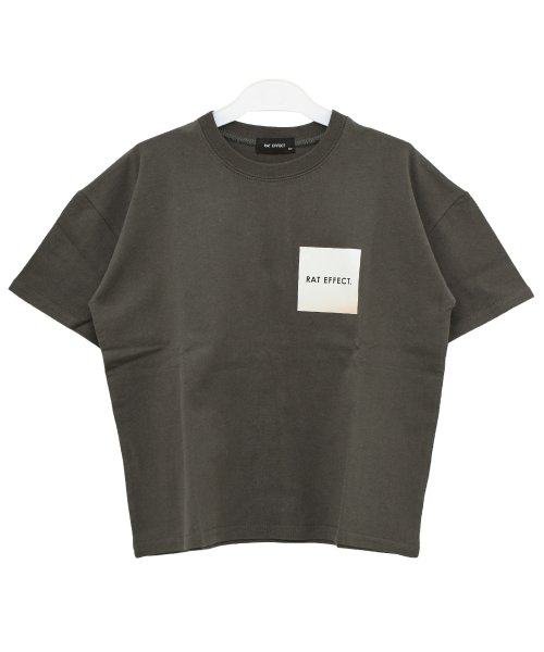 RAT EFFECT(ラット エフェクト)/ボックス転写プリント＆バックロゴ半袖Tシャツ/img10