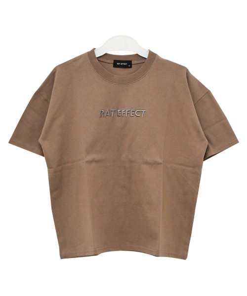 RAT EFFECT(ラット エフェクト)/厚盛刺繍半袖Tシャツ/img07