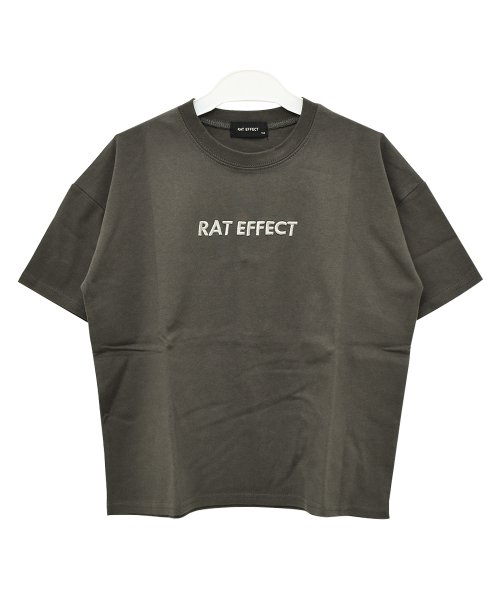 RAT EFFECT(ラット エフェクト)/厚盛刺繍半袖Tシャツ/img10