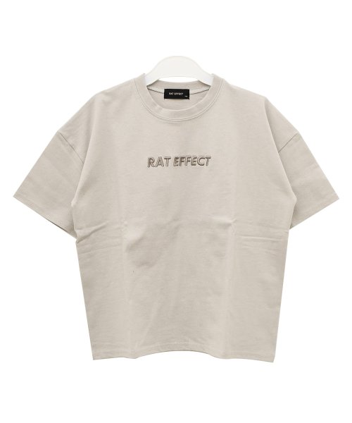 RAT EFFECT(ラット エフェクト)/厚盛刺繍半袖Tシャツ/img16