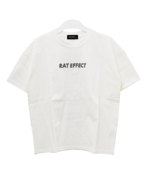 RAT EFFECT(ラット エフェクト)/厚盛刺繍半袖Tシャツ/img19