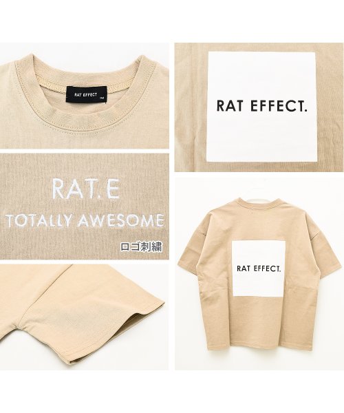 RAT EFFECT(ラット エフェクト)/バックボックスプリント半袖Tシャツ/img01