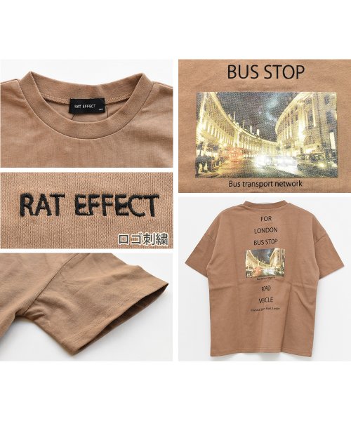 RAT EFFECT(ラット エフェクト)/バックフォトプリントTシャツ/img01