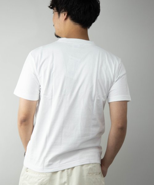 Nylaus(ナイラス)/Champion C3－M349 ガーメントウォッシュ ポケット付き 半袖 Tシャツ/img02