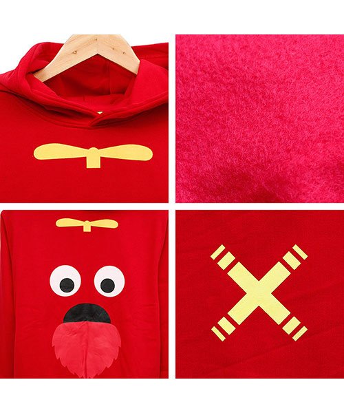 ガチャピン ムック パーカー メンズ 大きいサイズ プルオーバー 裏起毛 キャラクター スウェット スエット コスプレ おもしろ あったか 漫画 マンガ アニメ ワンカラーズ One Colors Magaseek