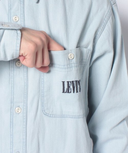 LEVI’S OUTLET(リーバイスアウトレット)/NEW CAMP OVERSHIRT SUN BLEACHED INDIGO/img04