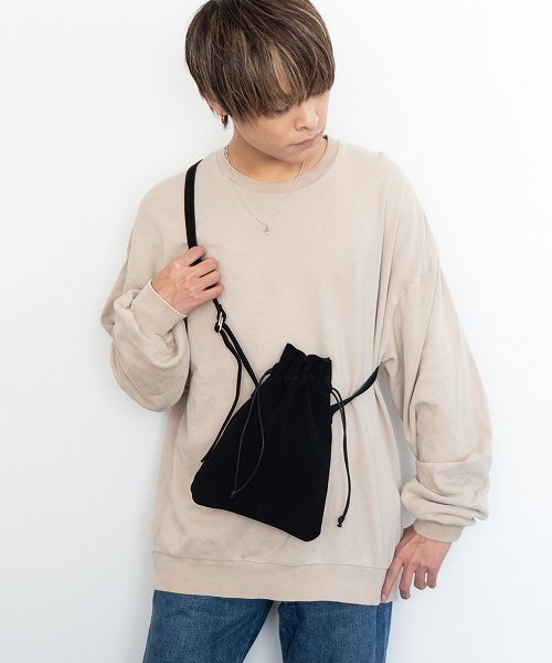 セール Rename スエード 巾着バッグ ショルダーバッグ ユニセックス デバイス メンズ Device Magaseek