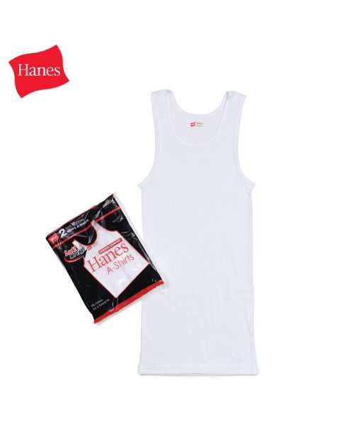 セール ヘインズ Hanes タンクトップ メンズ レディース 2枚組 コットン ブラック ホワイト グレー 黒 白 Hm2 K701 ヘインズ Hanes Magaseek