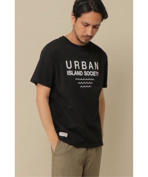 ikka(イッカ)/URBAN ISLAND SOCIETY ロゴプリントTシャツ/img05