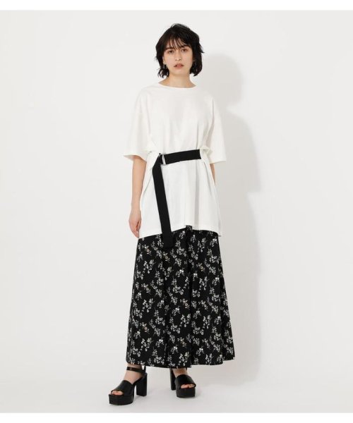 AZUL by moussy(アズールバイマウジー)/GLOSSY COOL BELT WIDE PANTS/img18