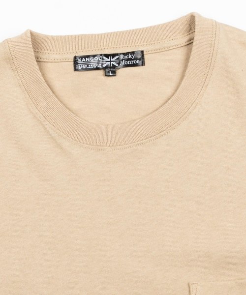 Rocky Monroe(ロッキーモンロー)/KANGOL カンゴール Tシャツ メンズ レディース USAコットン 米綿 半袖 ポケット付き プリント ロゴ ボックス 刺繍 スクエア カジュアル シンプル/img45
