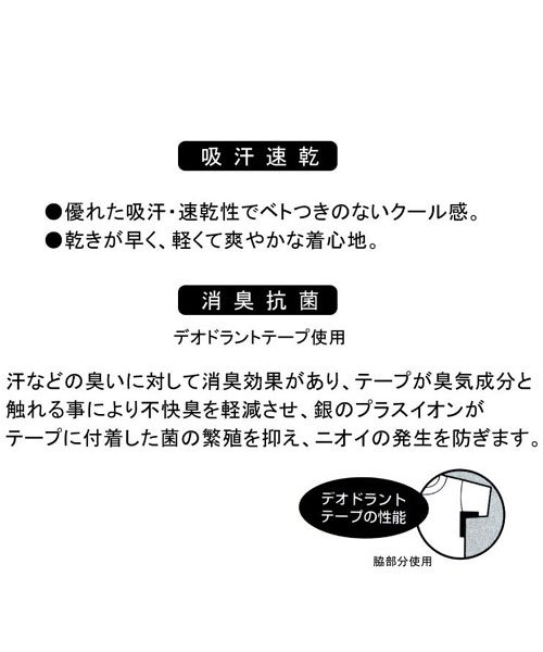MARUKAWA(大きいサイズのマルカワ)/【cosby】コスビー 大きいサイズ 無地 ドライワッフル Vネック 半袖Ｔシャツ/img04