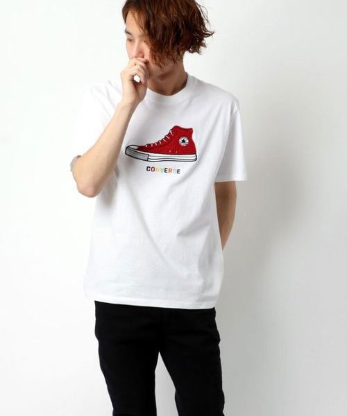 MARUKAWA(マルカワ)/【CONVERSE】コンバース  サガラ シューズ 半袖 Ｔシャツ ユニセックス/img06