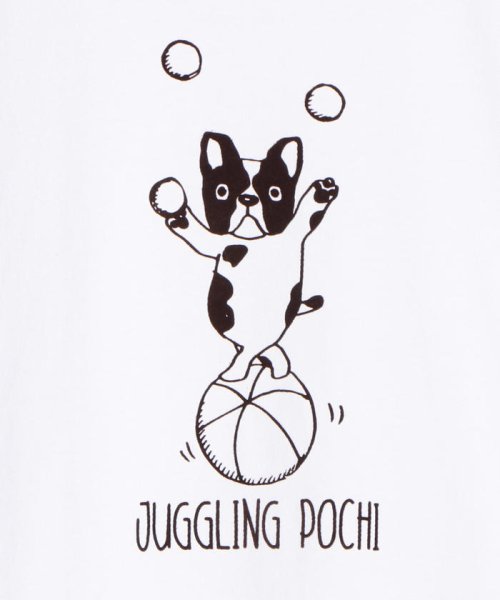 POCHITAMA LAND(ポチタマランド)/JUGGLING POCHI Tシャツ/img05