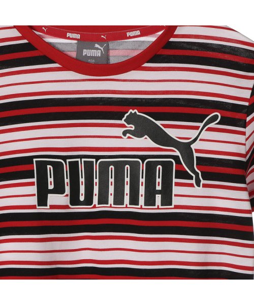 PUMA(プーマ)/キッズ ESS ストライプ ロゴ Tシャツ 半袖 120－160cm/img02
