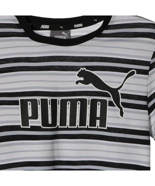 PUMA(プーマ)/キッズ ESS ストライプ ロゴ Tシャツ 半袖 120－160cm/img07